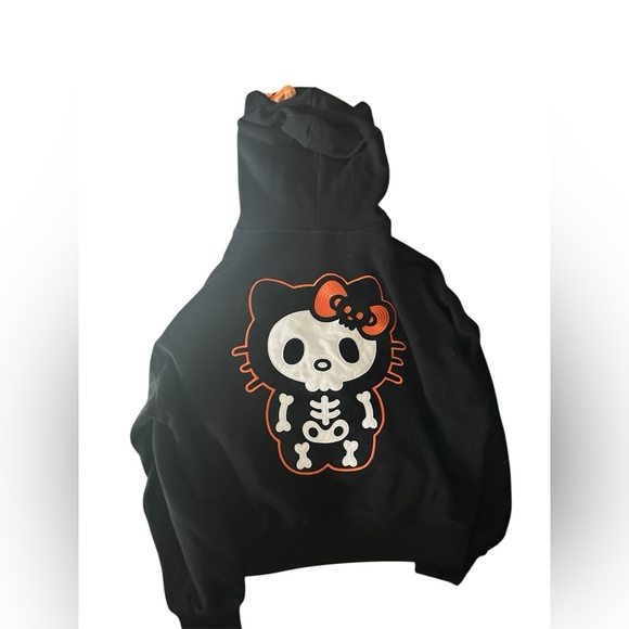 Hello Kitty skeleton hoodie - Picture 2 of 4